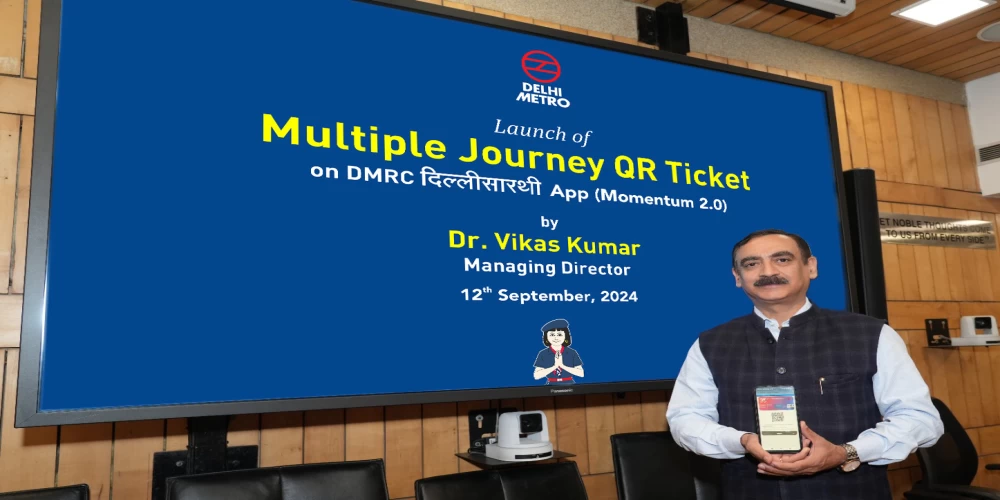 DMRC launches multiple journey QR ticket to boost passenger convenience DMRC launches multiple journey QR ticket to boost passenger convenience